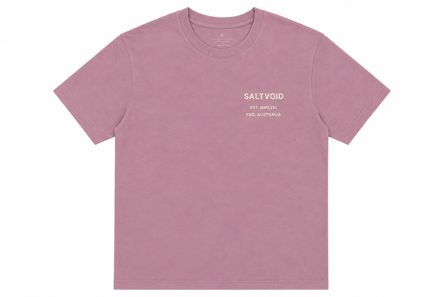 BUILT FROM SALT TEE - DUSKY MAUVE