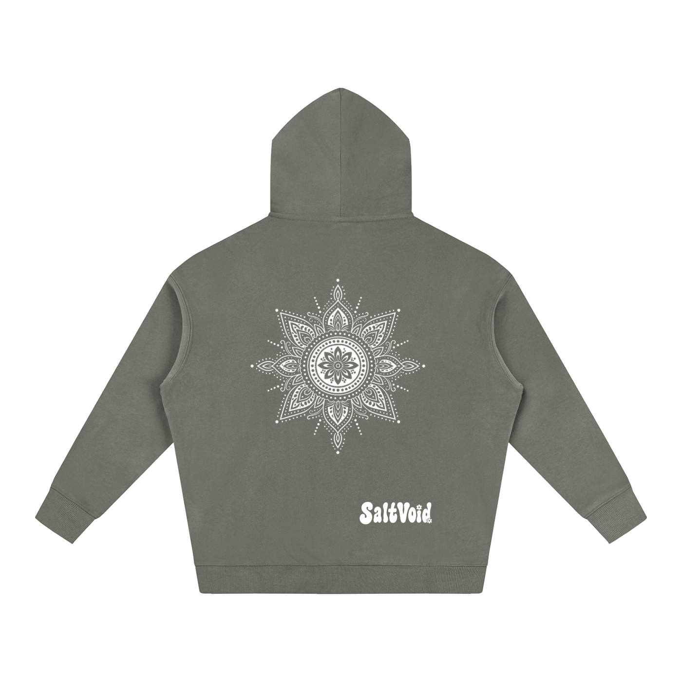 Mandala Oversize Fleeced Hoodie