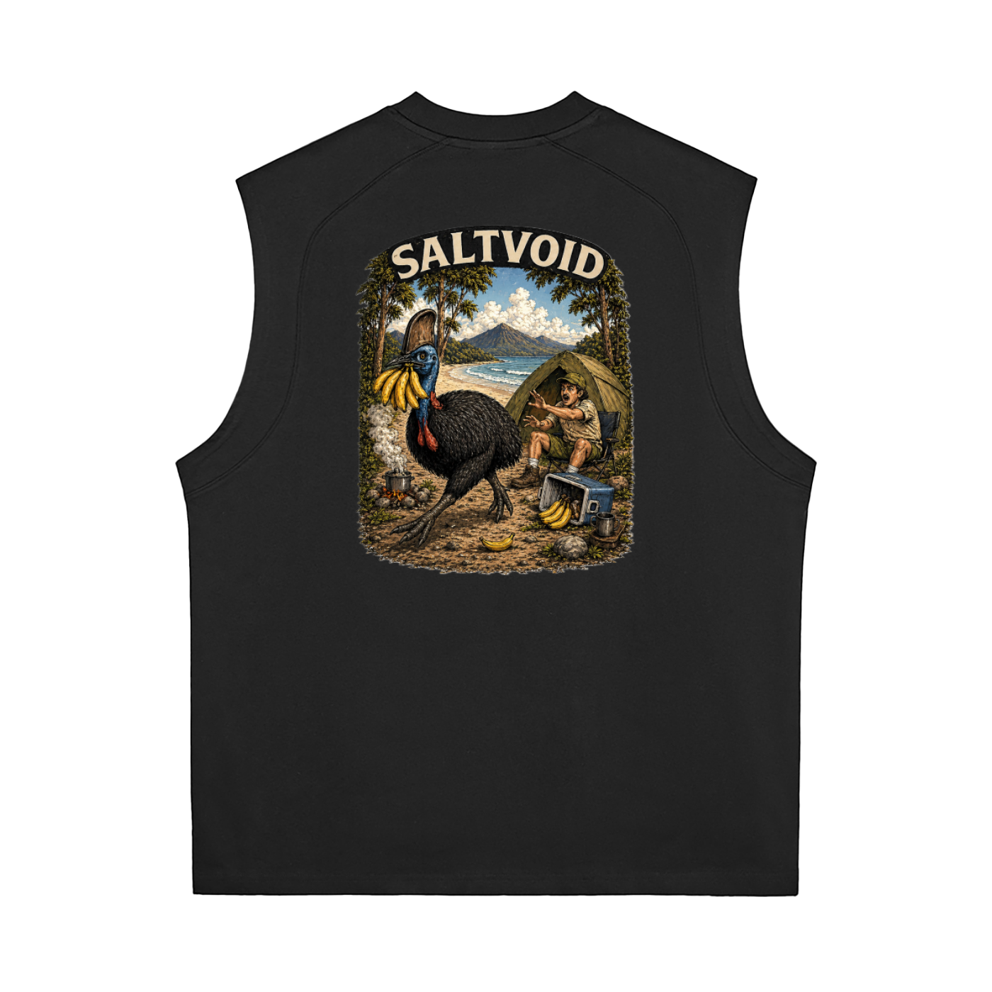 The SALTVOID Cassowary Quick-Dry Singlet