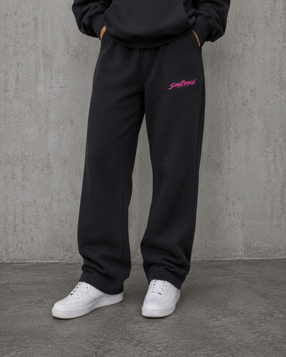 Womens Heavyweight Fleece Straight Leg Trackies