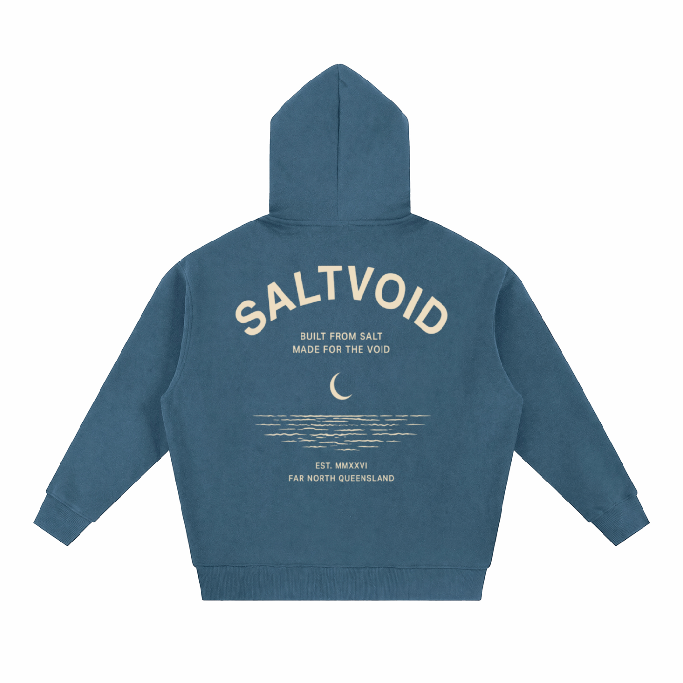 Built from Salt FNQ Oversized Unisex Fleece Zipped Hoodie