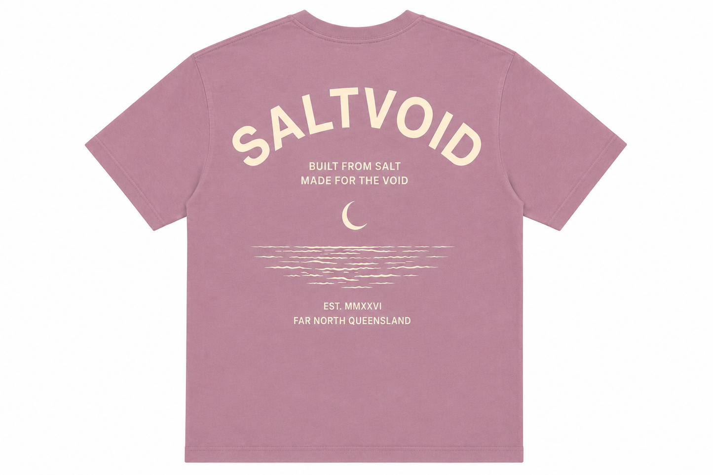 BUILT FROM SALT TEE - DUSKY MAUVE