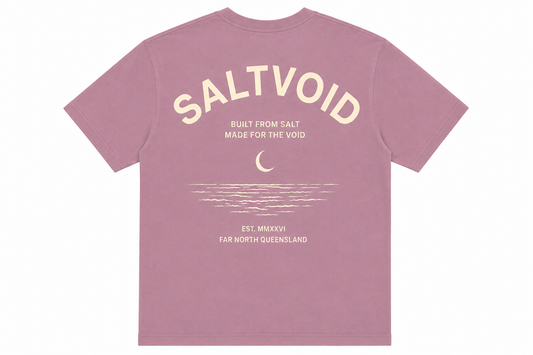 BUILT FROM SALT TEE - DUSKY MAUVE
