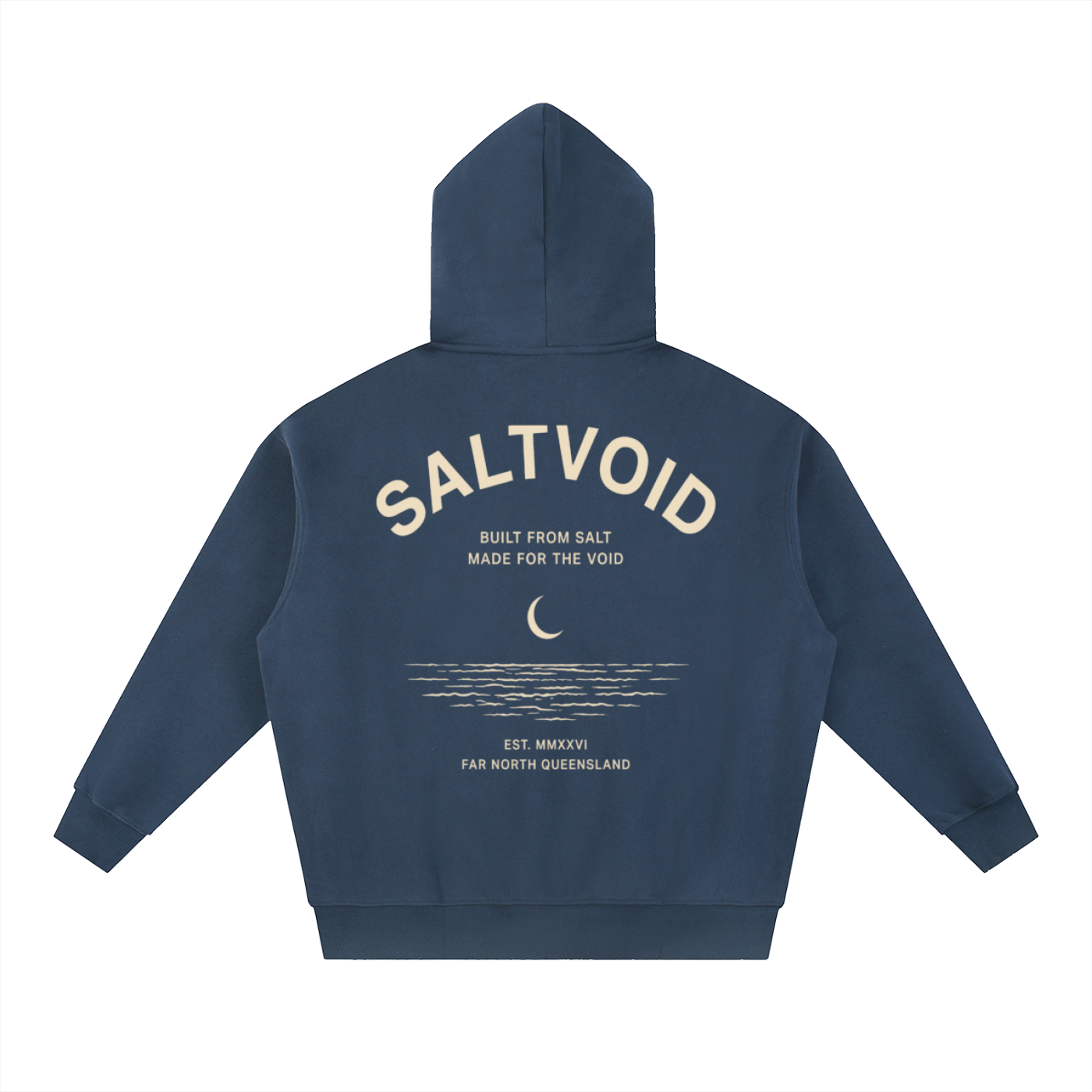 Built from Salt FNQ Oversized Unisex Fleece Zipped Hoodie