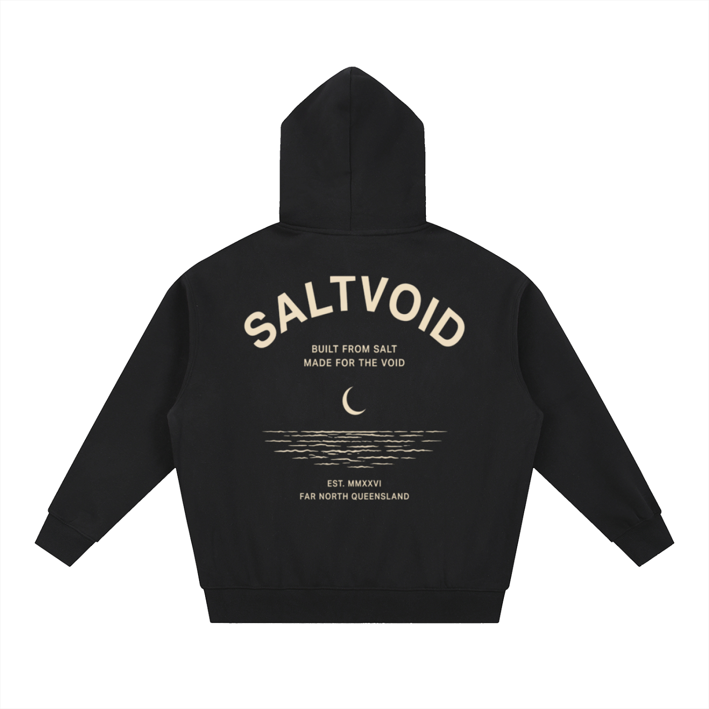 Built from Salt FNQ Oversized Unisex Fleece Zipped Hoodie