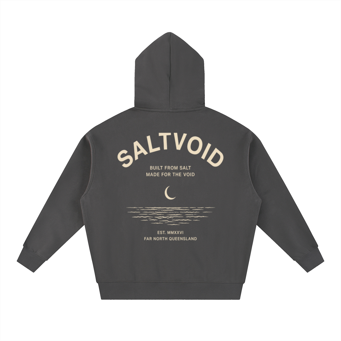 Built from Salt FNQ Oversized Unisex Fleece Zipped Hoodie